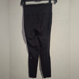 Black Lululemon Leggings Size 4.